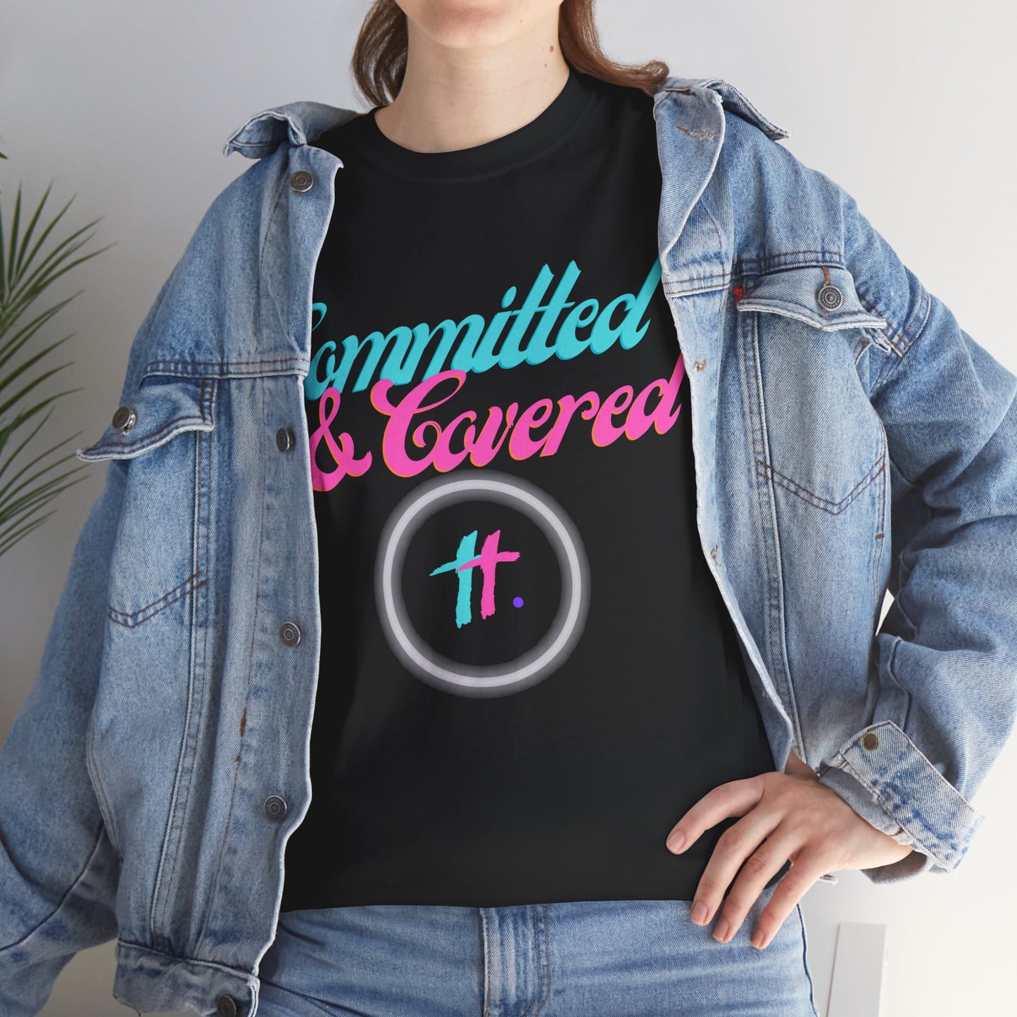 Committed & Covered Unisex Heavy Cotton Tee