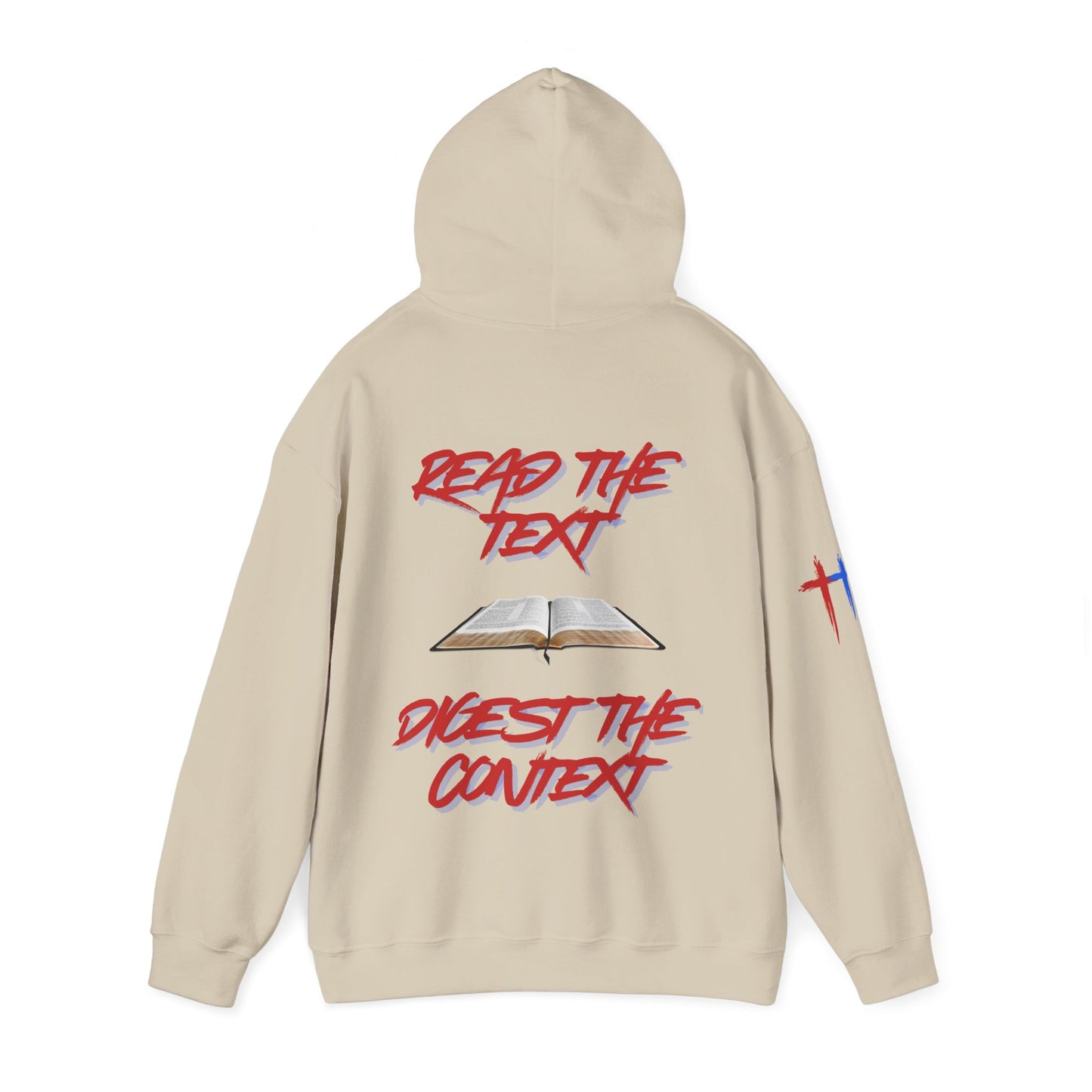 Read The Text, Digest The Context Unisex Heavy Blend™ Hooded Sweatshirt