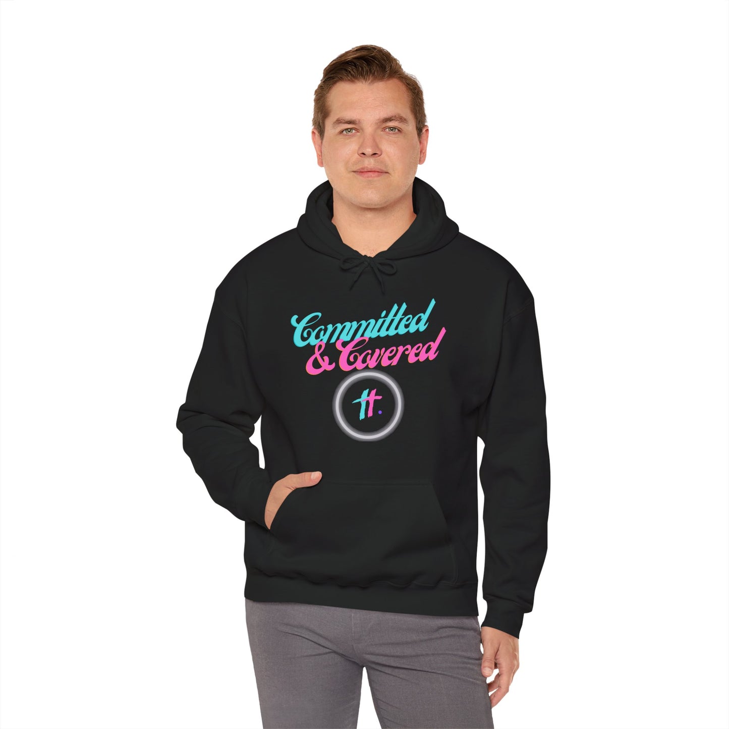 Committed & Covered Unisex Heavy Blend™ Hooded Sweatshirt