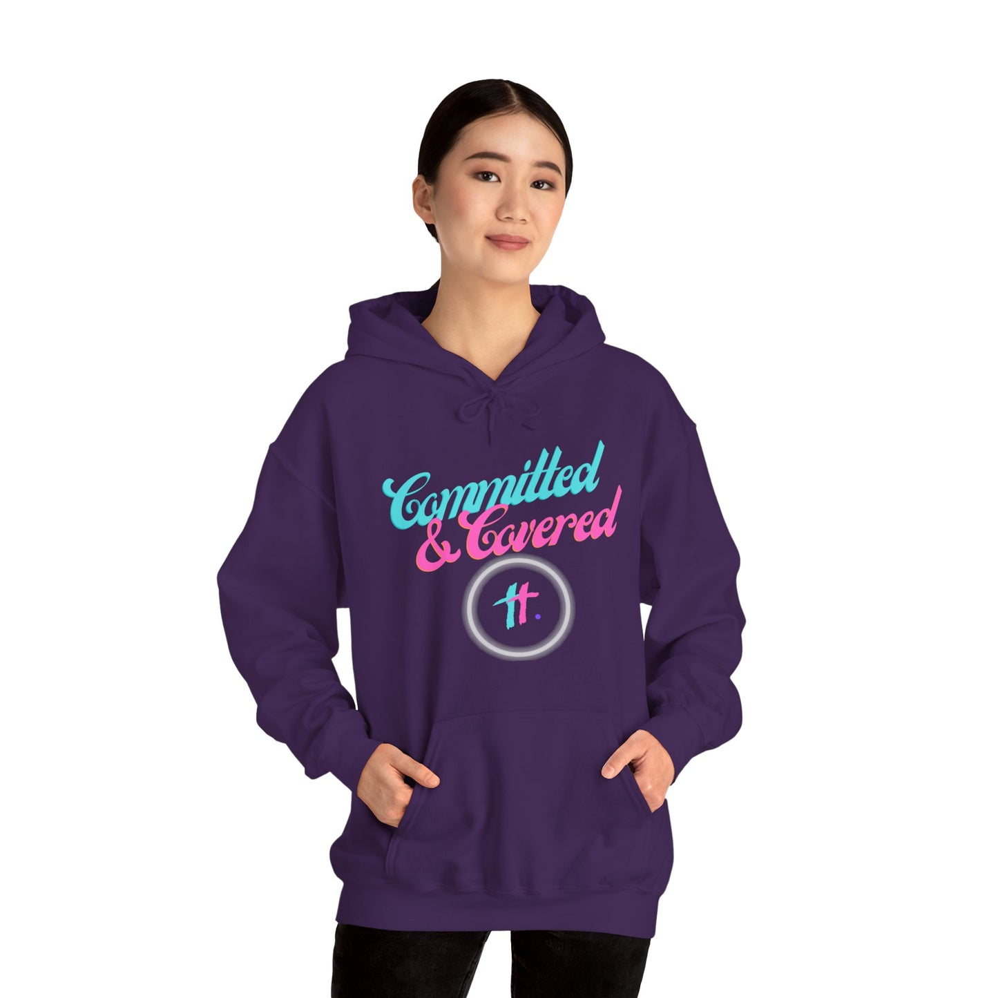 Committed & Covered Unisex Heavy Blend™ Hooded Sweatshirt