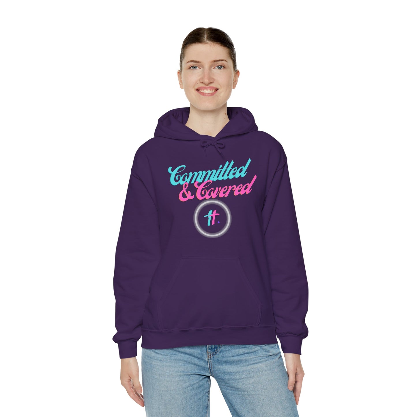 Committed & Covered Unisex Heavy Blend™ Hooded Sweatshirt