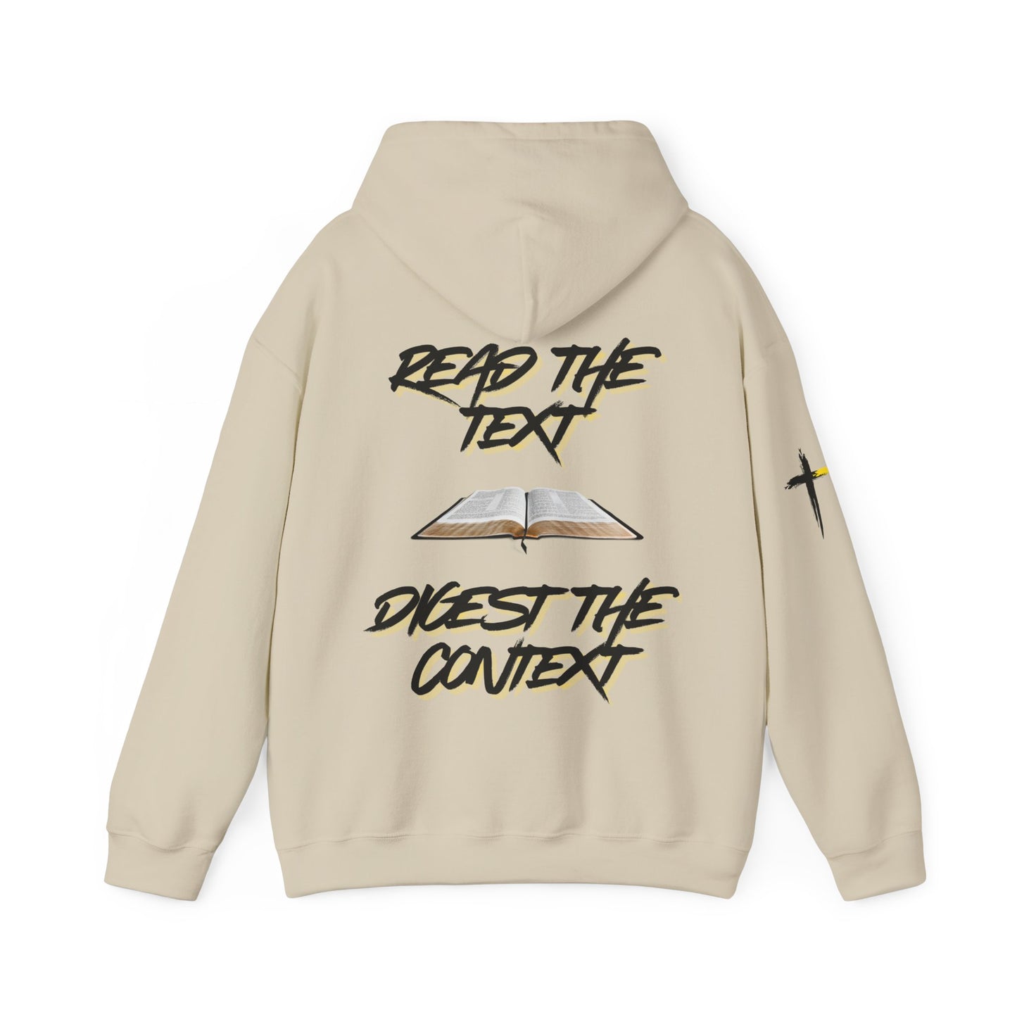 Read The Text, Digest The Context Unisex Heavy Blend™ Hooded Sweatshirt