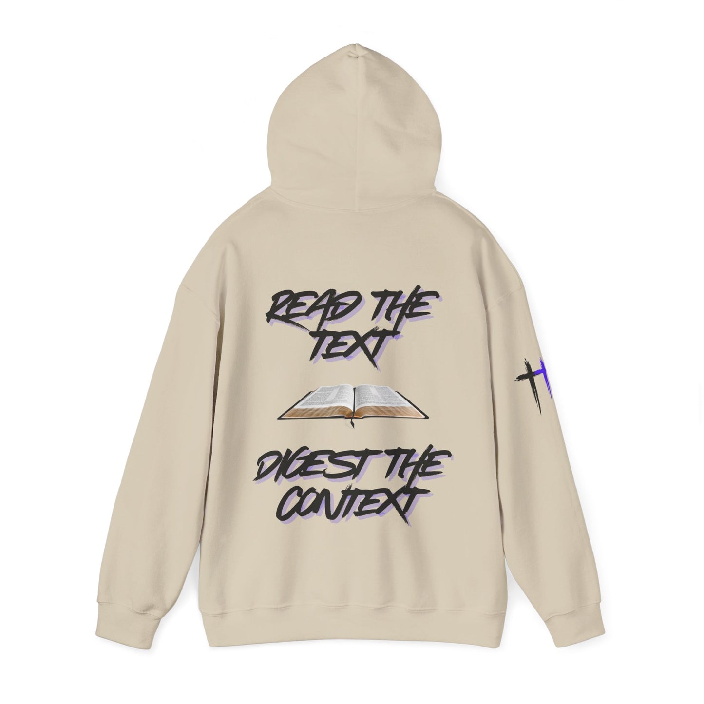 Read The Text, Digest The Context Unisex Heavy Blend™ Hooded Sweatshirt