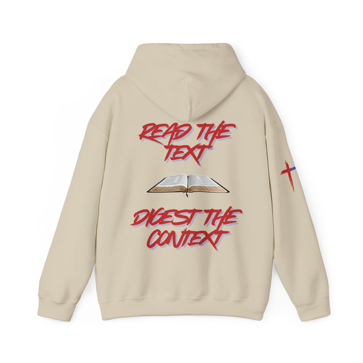Read The Text, Digest The Context Unisex Heavy Blend™ Hooded Sweatshirt