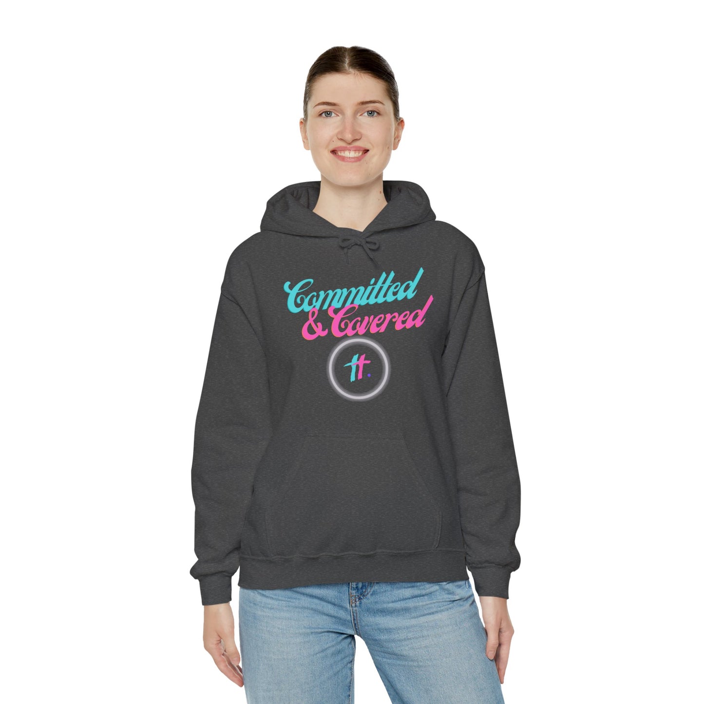 Committed & Covered Unisex Heavy Blend™ Hooded Sweatshirt