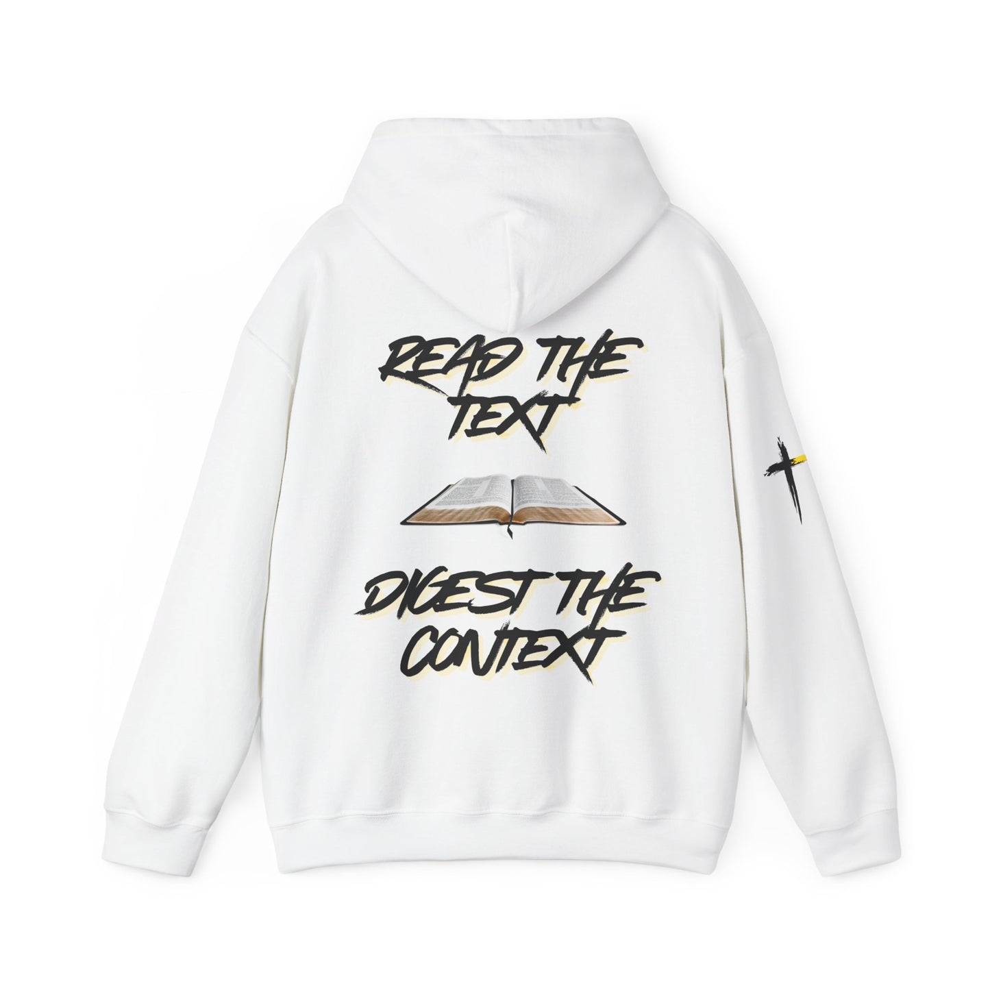 Read The Text, Digest The Context Unisex Heavy Blend™ Hooded Sweatshirt