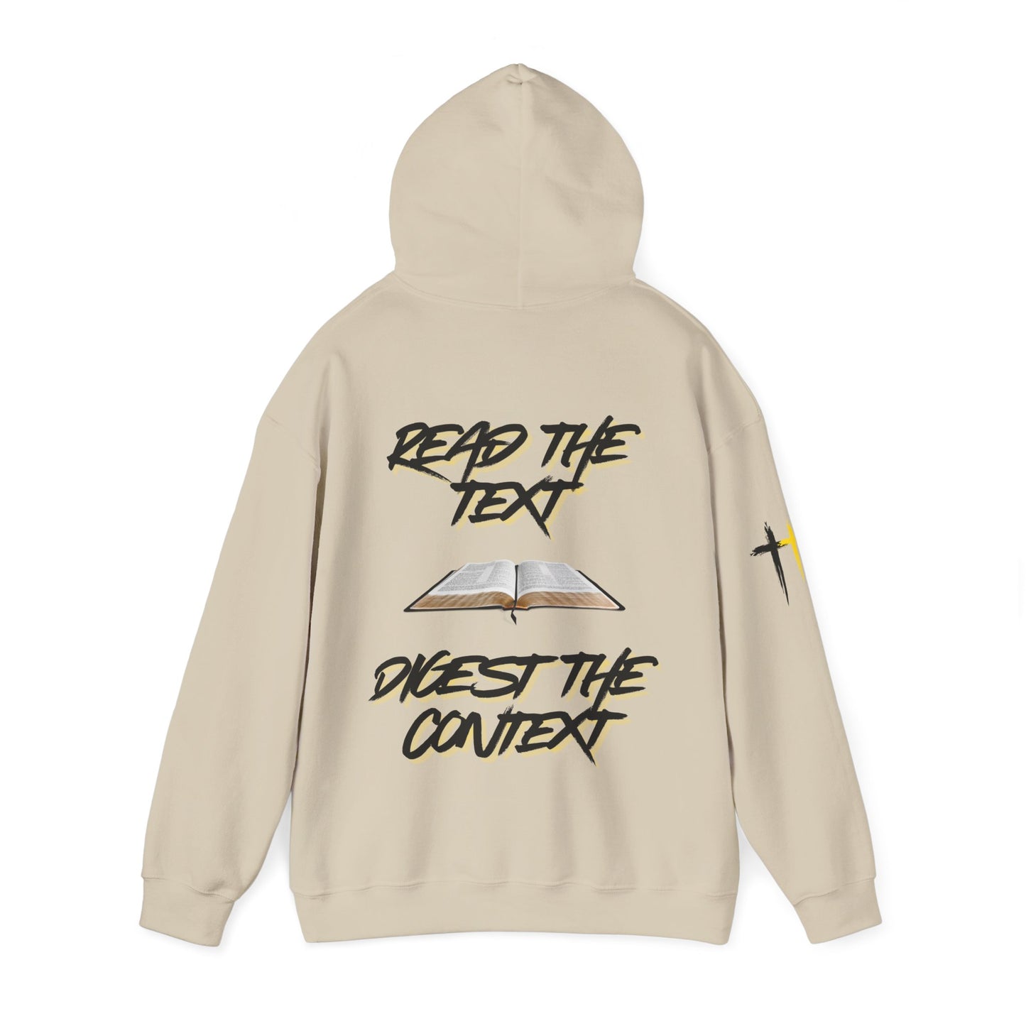 Read The Text, Digest The Context Unisex Heavy Blend™ Hooded Sweatshirt