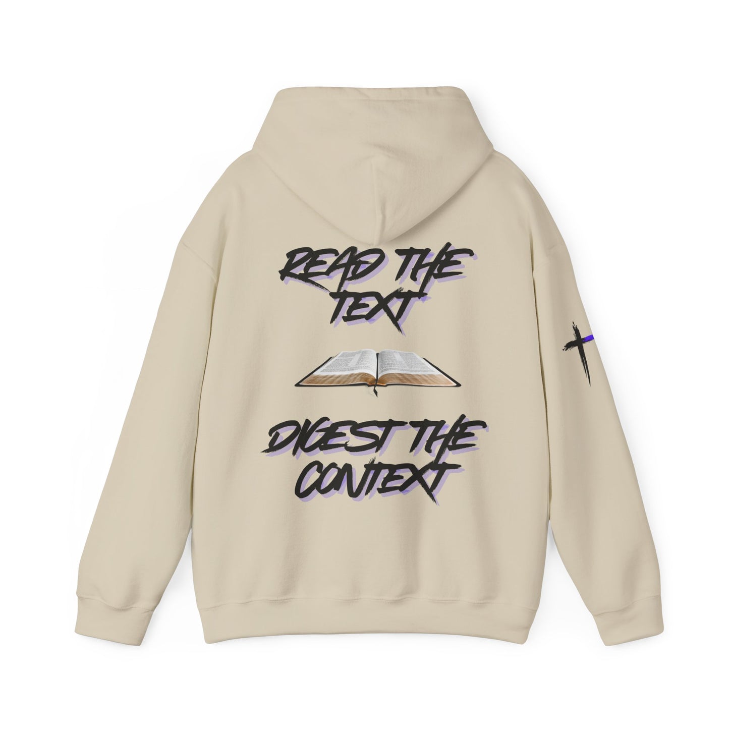 Read The Text, Digest The Context Unisex Heavy Blend™ Hooded Sweatshirt