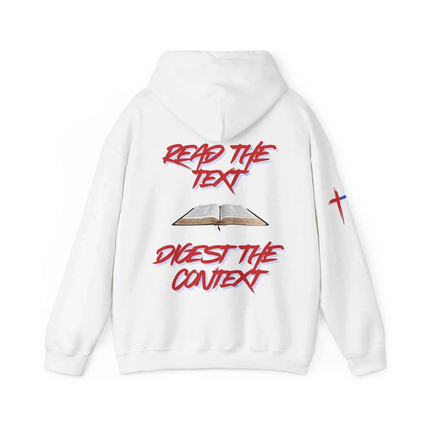 Read The Text, Digest The Context Unisex Heavy Blend™ Hooded Sweatshirt