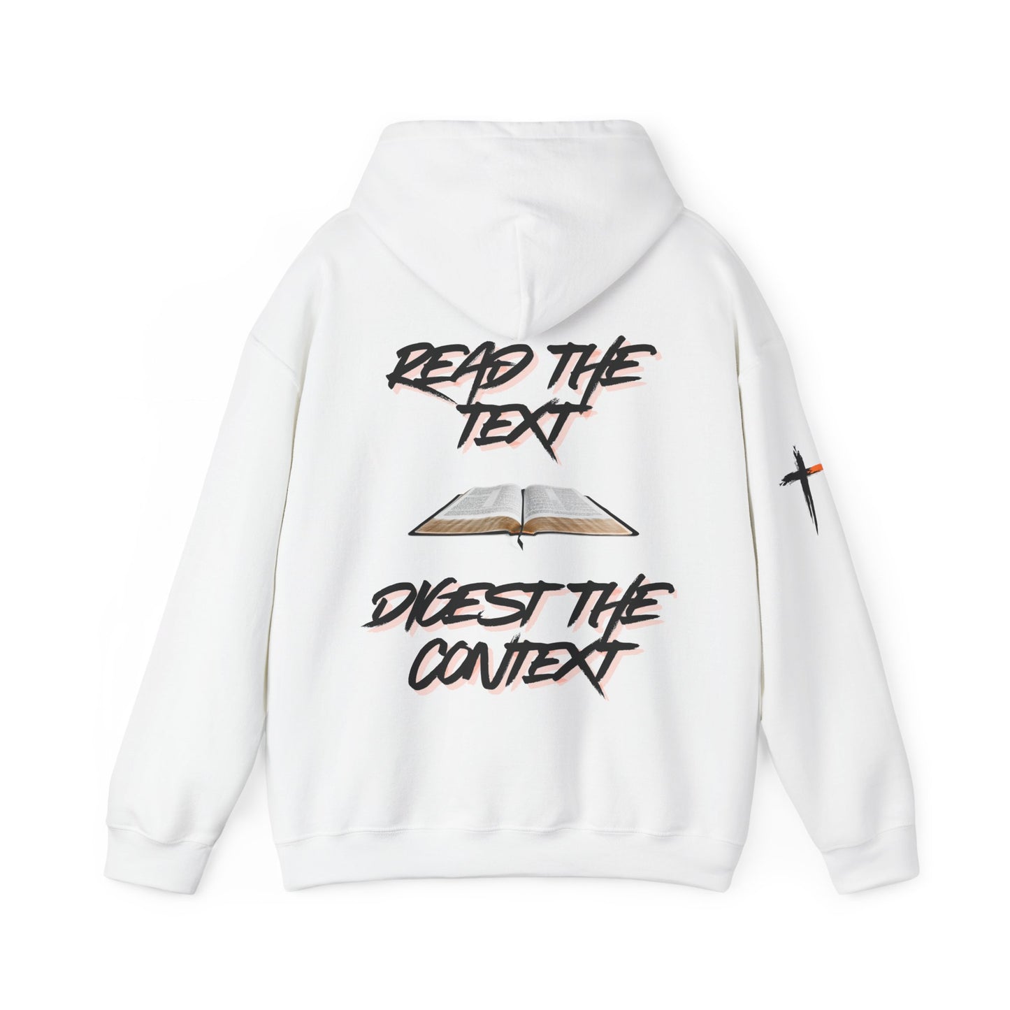 Read The Text, Digest The Context Unisex Heavy Blend™ Hooded Sweatshirt