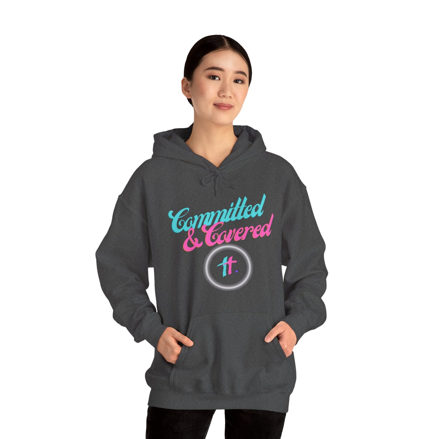Committed & Covered Unisex Heavy Blend™ Hooded Sweatshirt