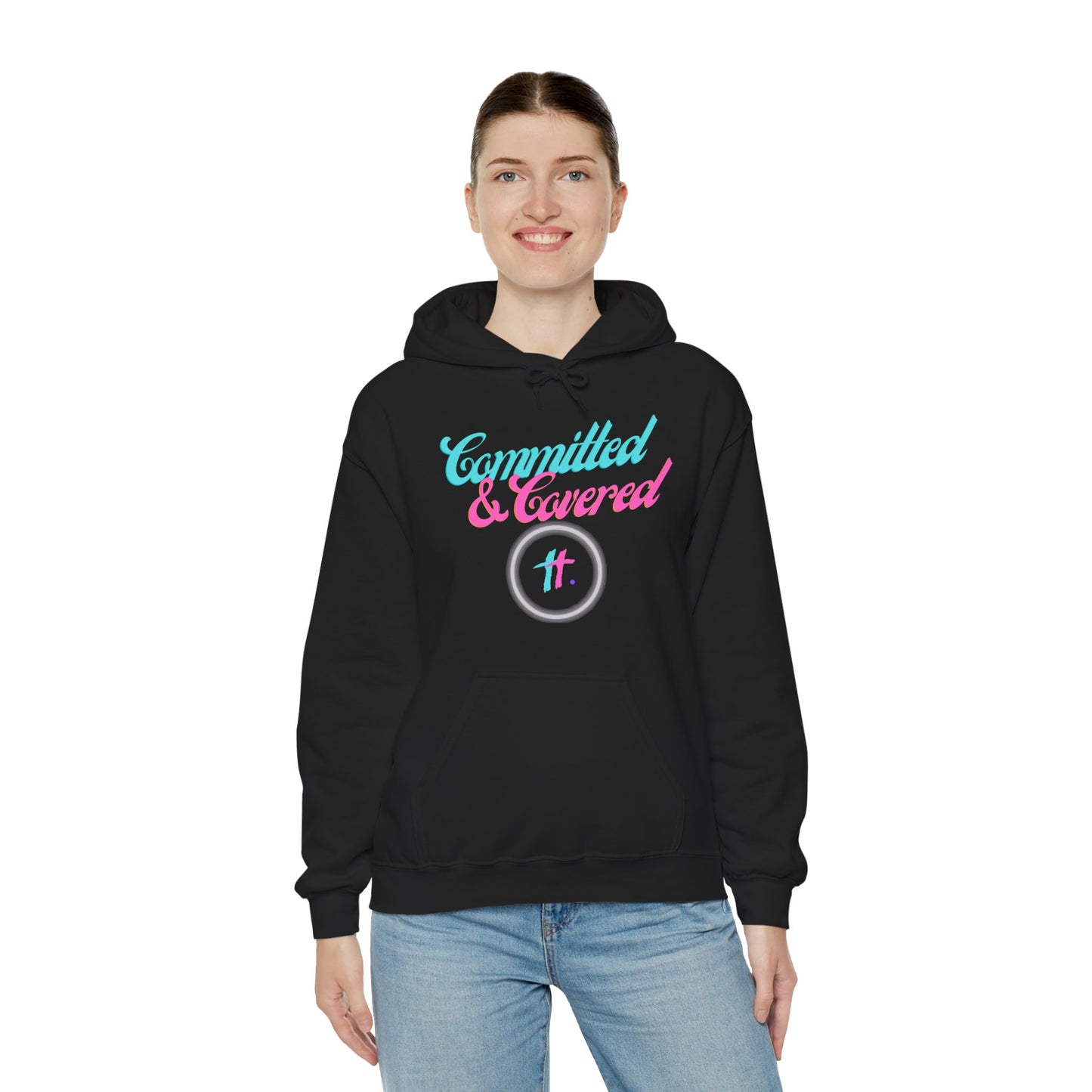 Committed & Covered Unisex Heavy Blend™ Hooded Sweatshirt