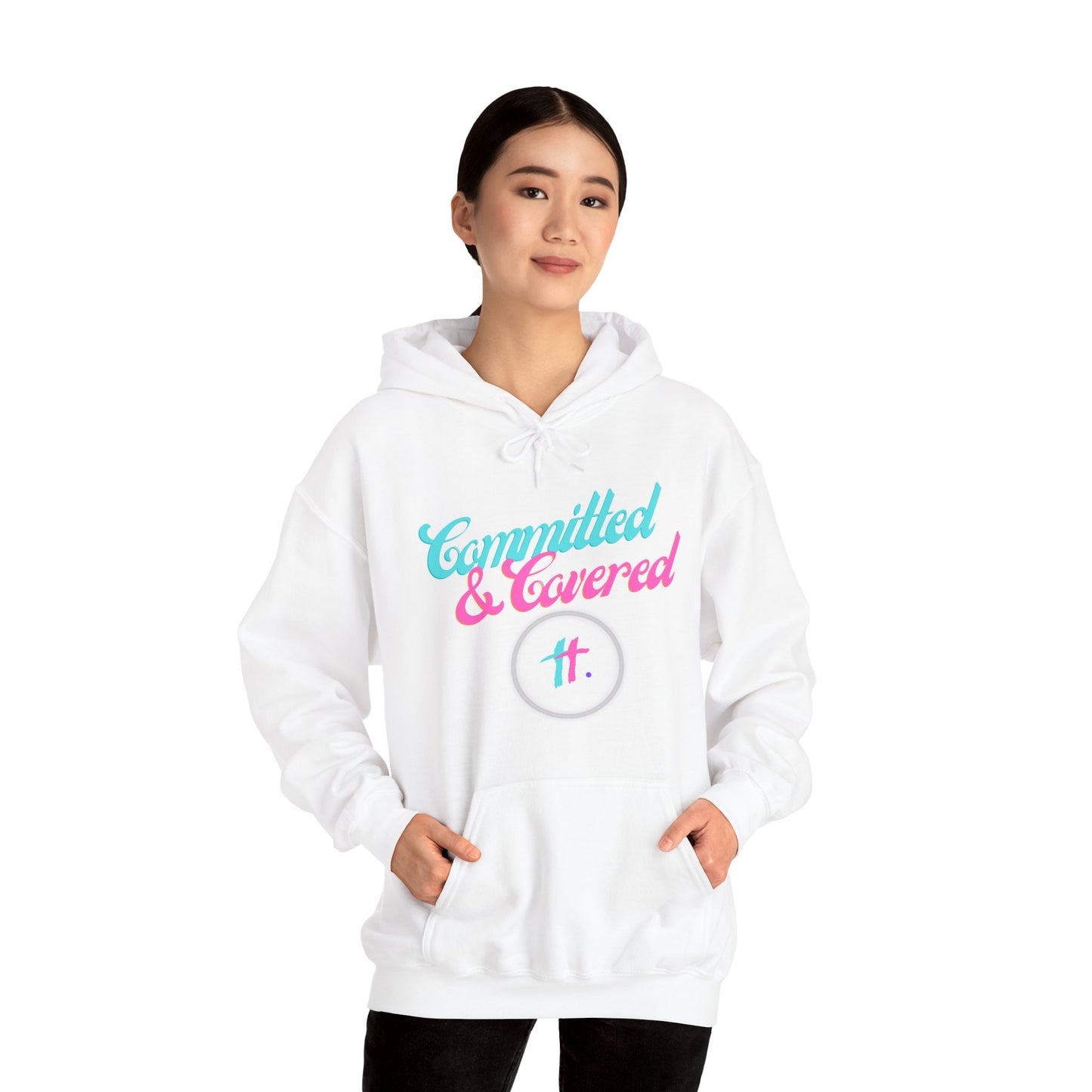 Committed & Covered Unisex Heavy Blend™ Hooded Sweatshirt