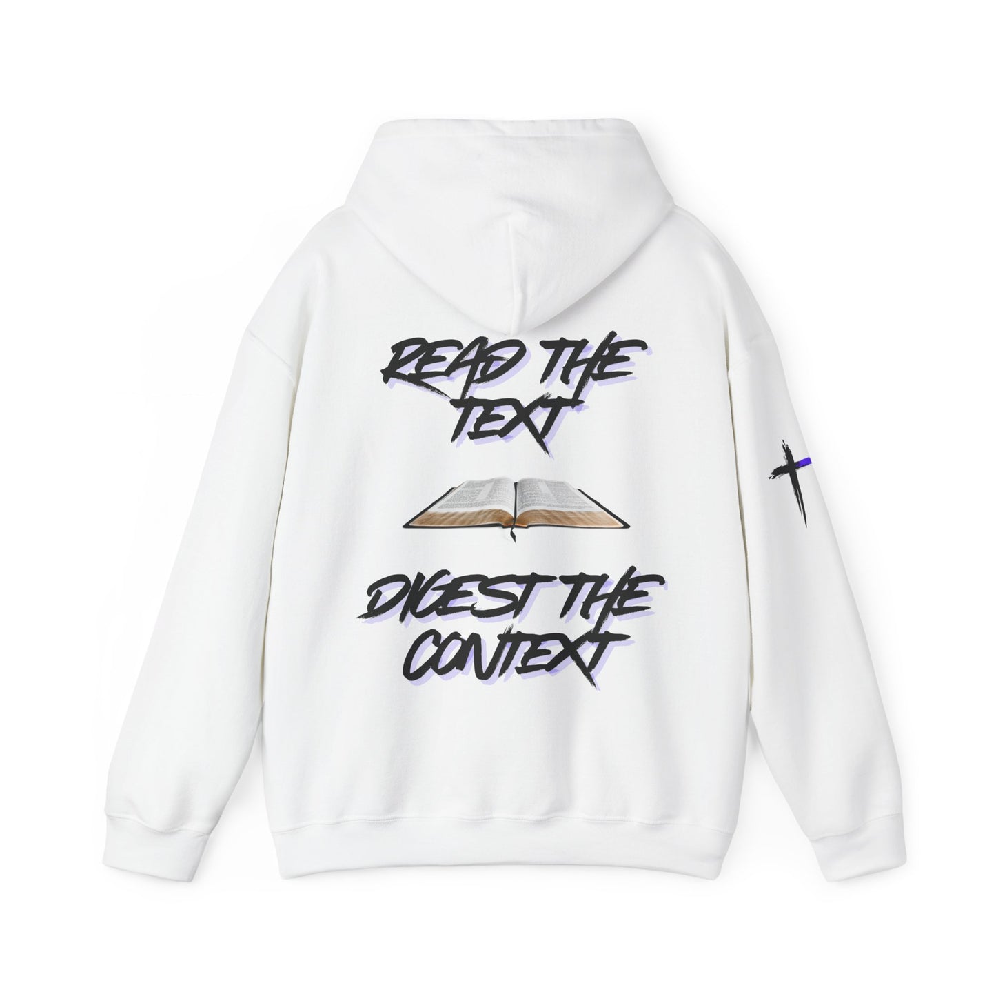 Read The Text, Digest The Context Unisex Heavy Blend™ Hooded Sweatshirt
