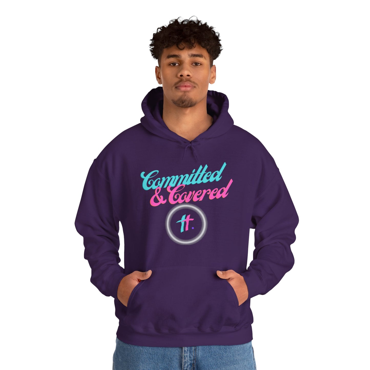 Committed & Covered Unisex Heavy Blend™ Hooded Sweatshirt
