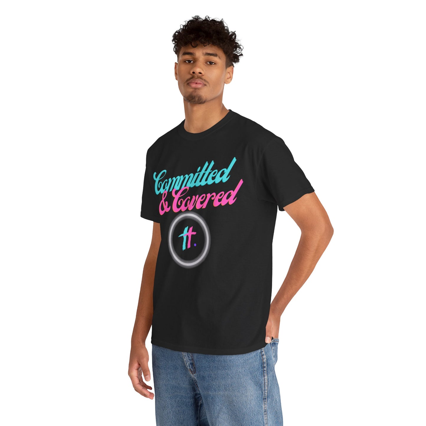 Committed & Covered Unisex Heavy Cotton Tee