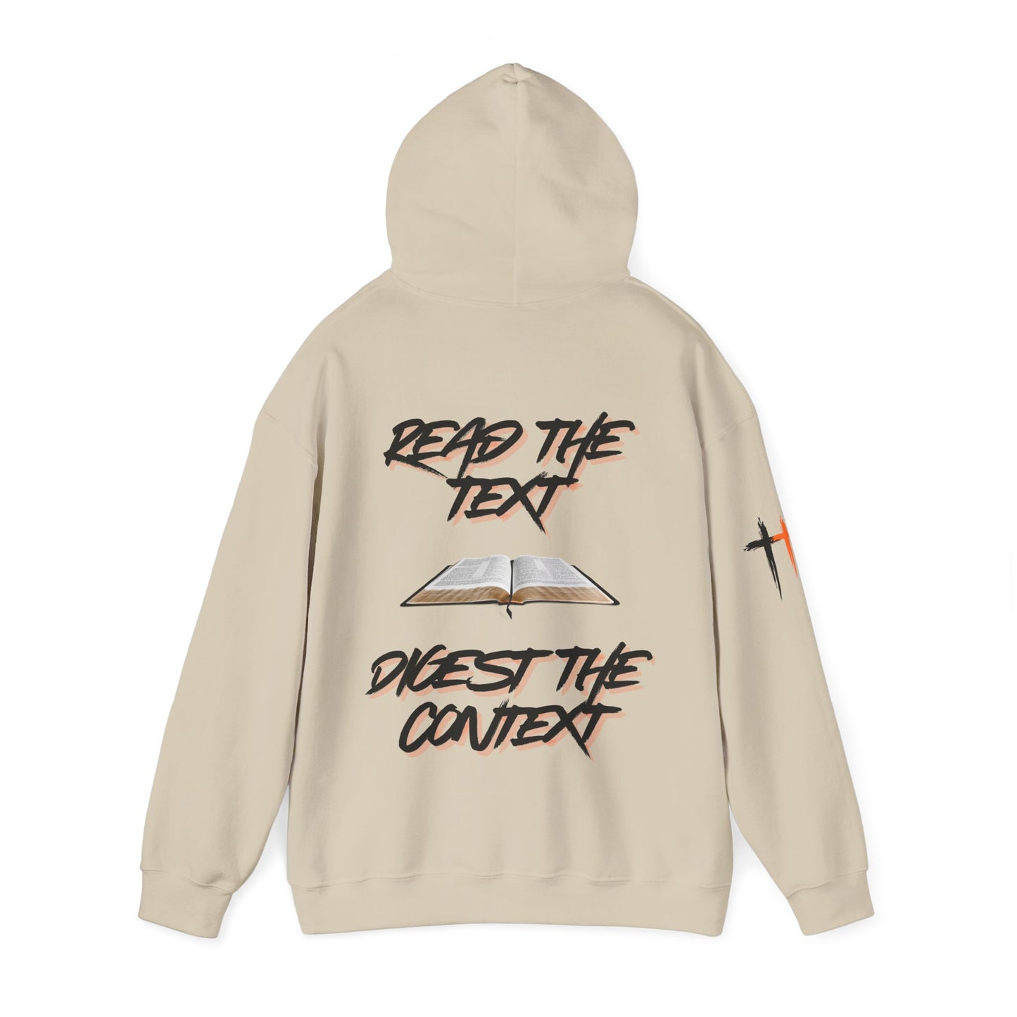 Read The Text, Digest The Context Unisex Heavy Blend™ Hooded Sweatshirt