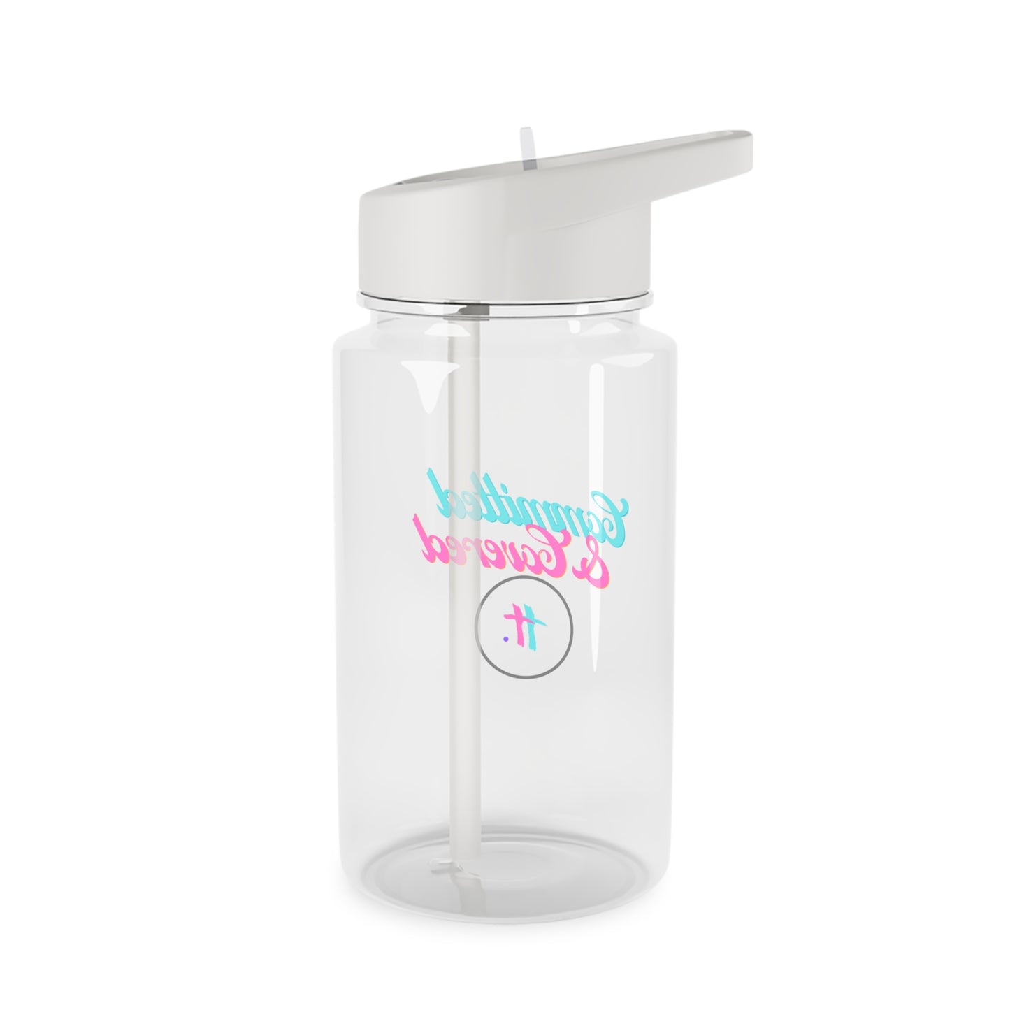 Committed & Covered Tritan Water Bottle