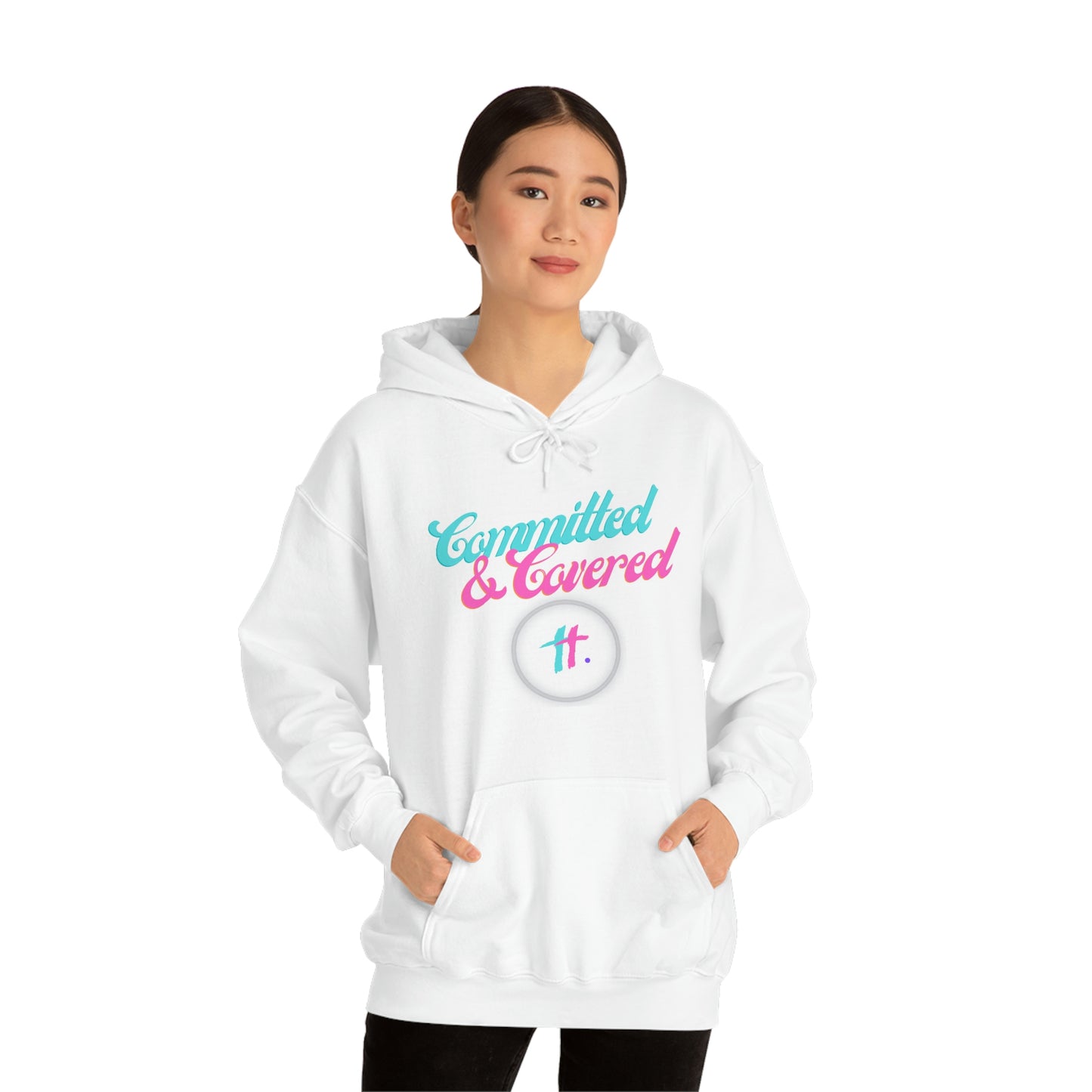 Committed & Covered Unisex Heavy Blend™ Hooded Sweatshirt