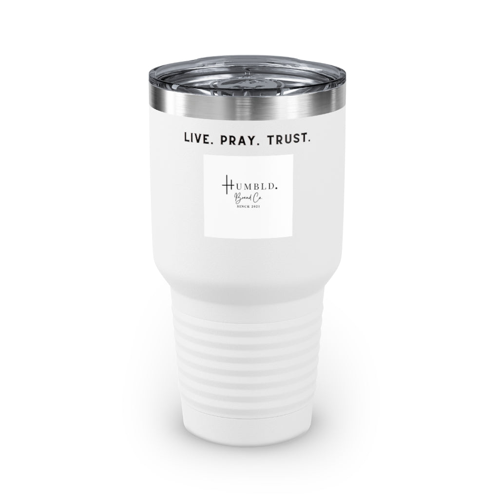 Live. Pray. Trust. Ringneck Tumbler, 30oz