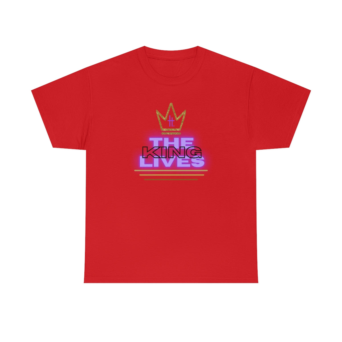 The King Lives Unisex Heavy Cotton Tee