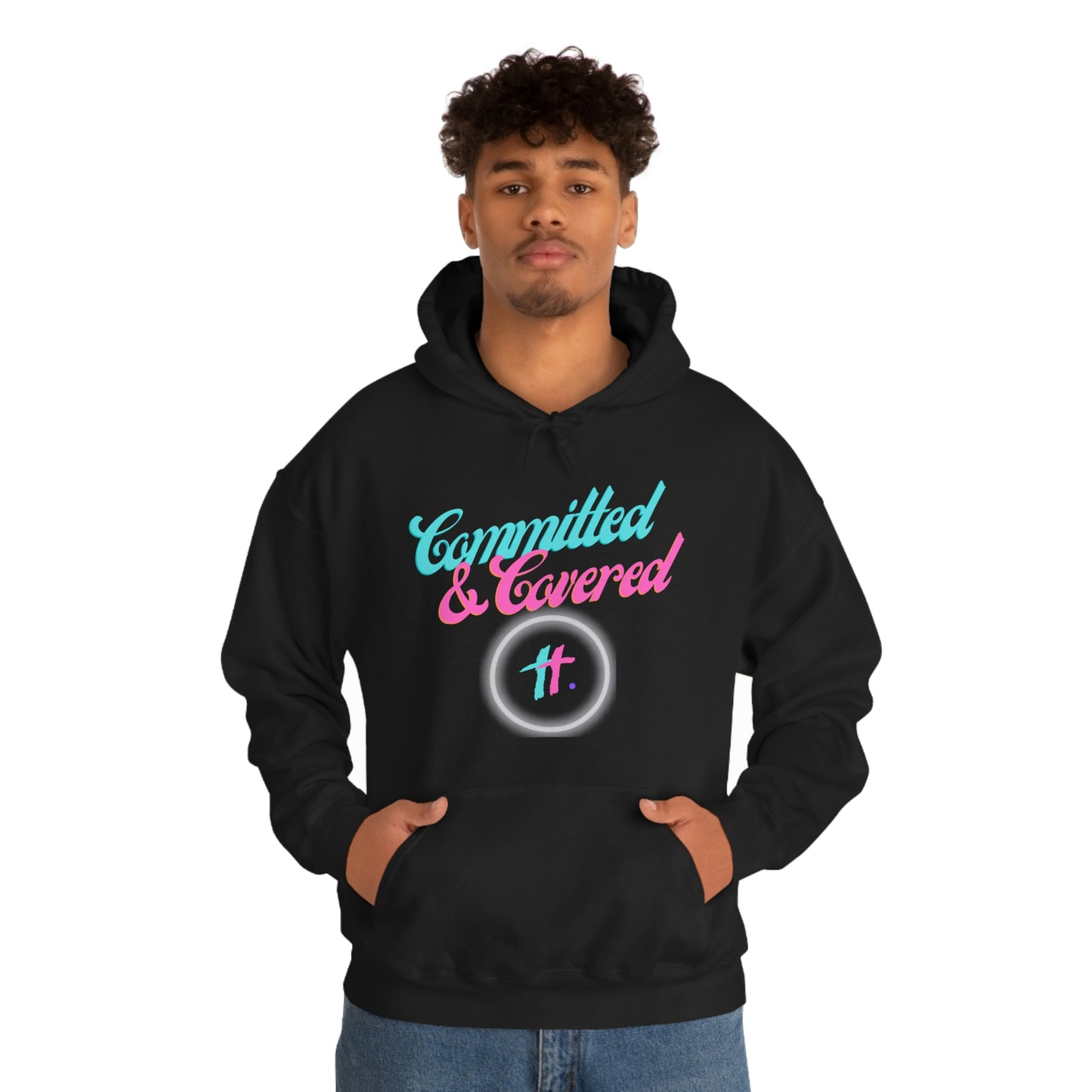 Committed & Covered Unisex Heavy Blend™ Hooded Sweatshirt