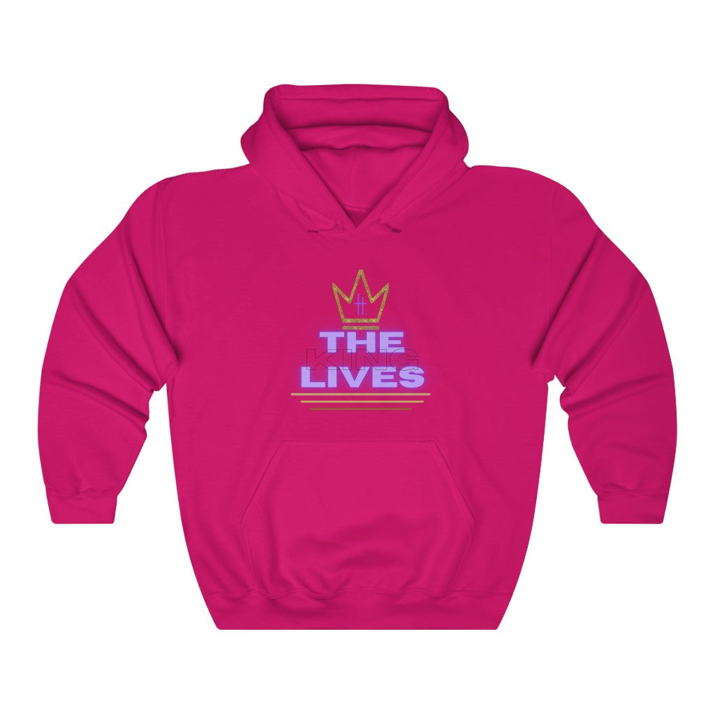 The King Lives Unisex Heavy Blend™ Hooded Sweatshirt