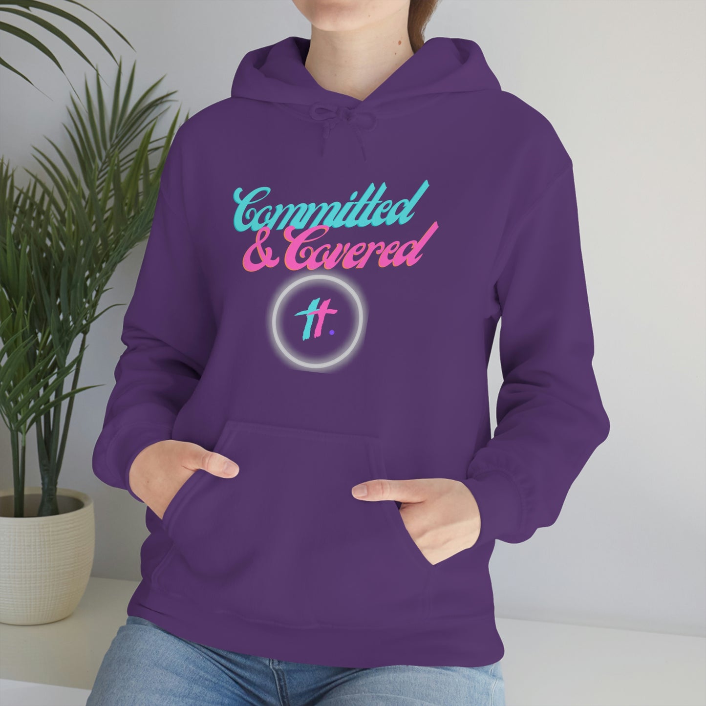 Committed & Covered Unisex Heavy Blend™ Hooded Sweatshirt