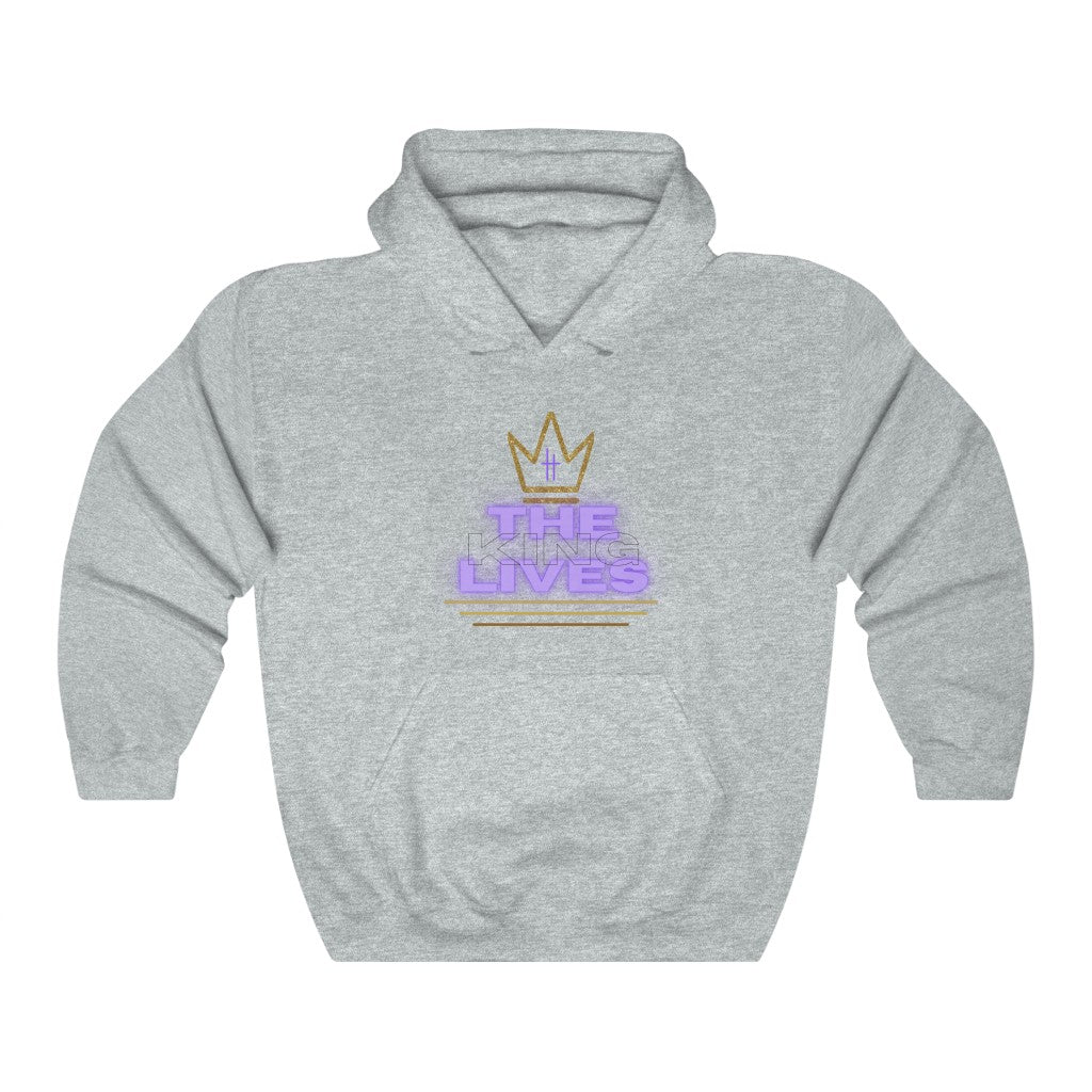 The King Lives Unisex Heavy Blend™ Hooded Sweatshirt