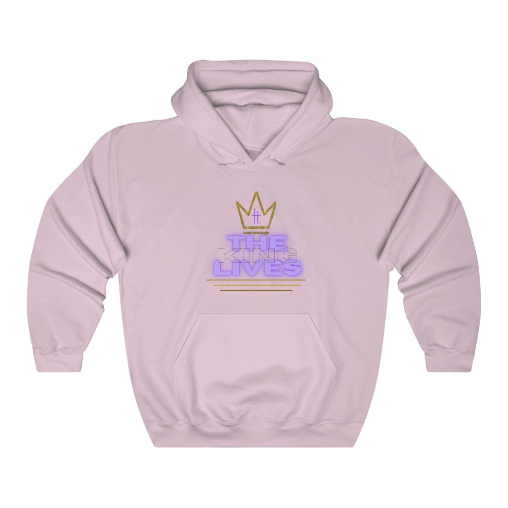 The King Lives Unisex Heavy Blend™ Hooded Sweatshirt