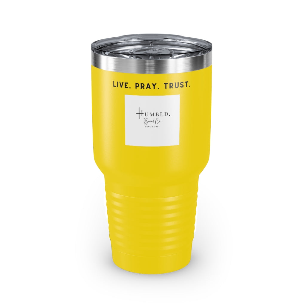 Live. Pray. Trust. Ringneck Tumbler, 30oz