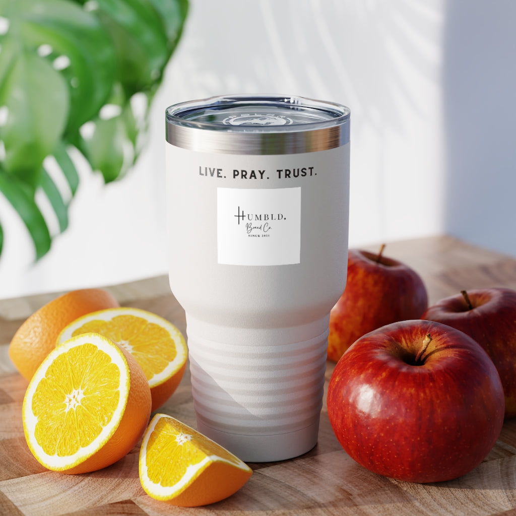 Live. Pray. Trust. Ringneck Tumbler, 30oz