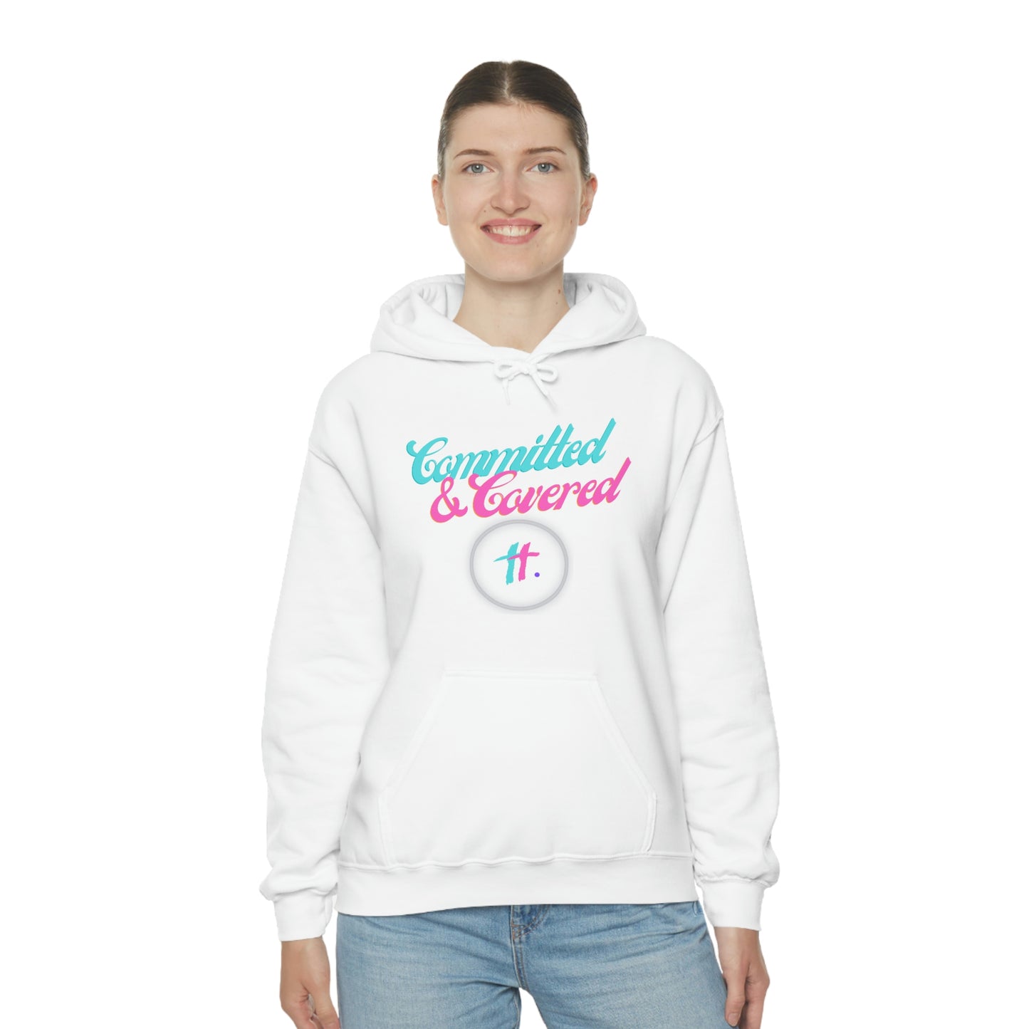 Committed & Covered Unisex Heavy Blend™ Hooded Sweatshirt