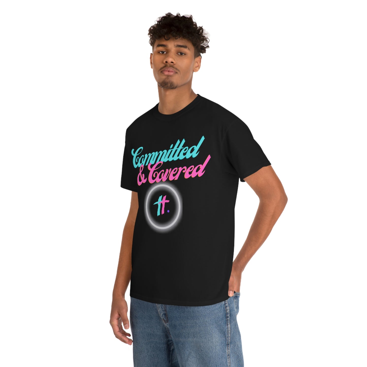 Committed & Covered Unisex Heavy Cotton Tee