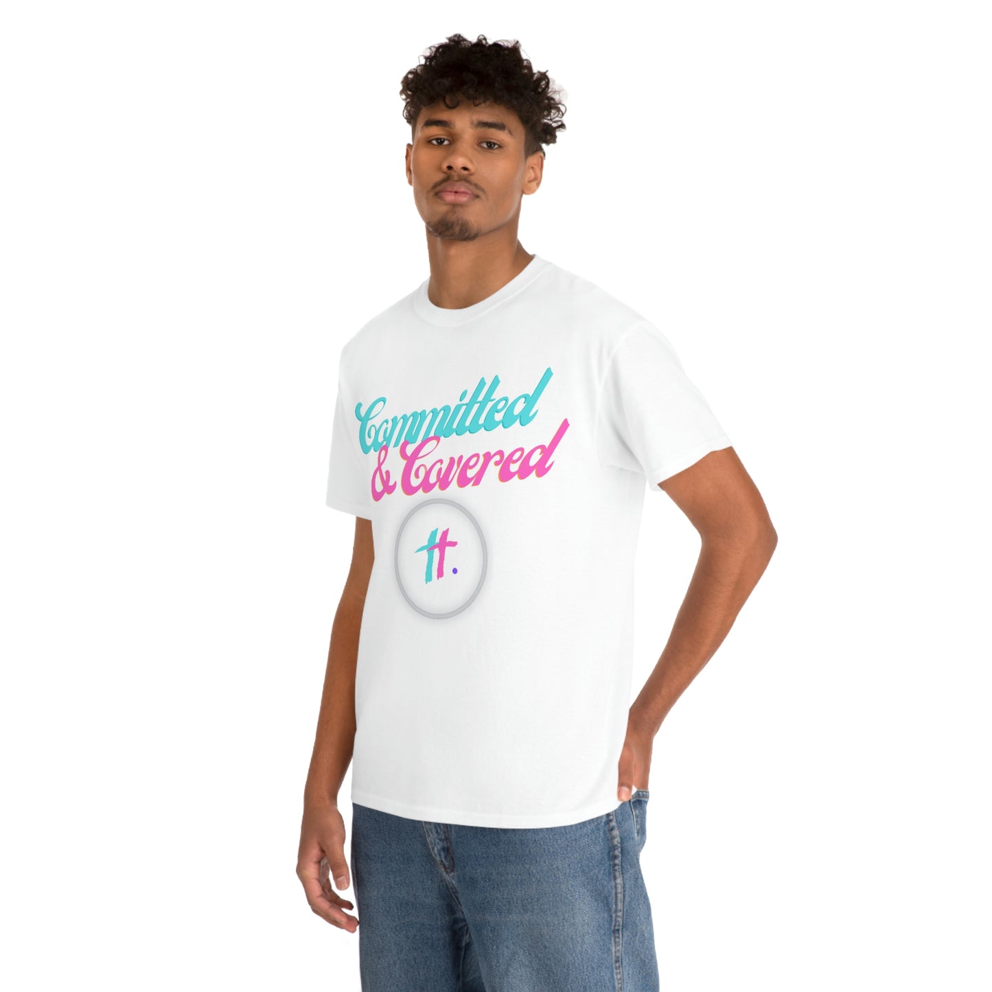 Committed & Covered Unisex Heavy Cotton Tee