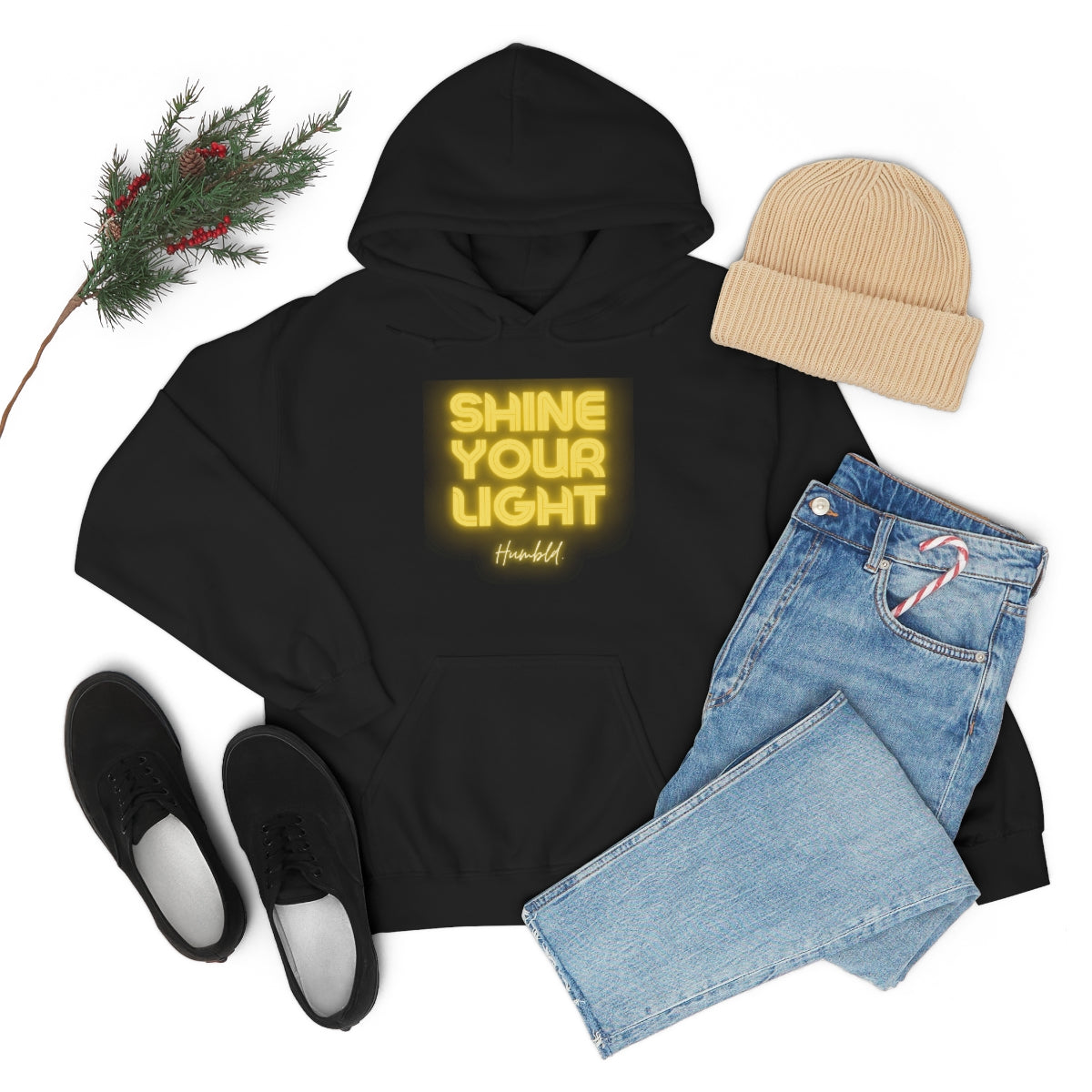 Shine Your Light Unisex Heavy Blend™ Hooded Sweatshirt