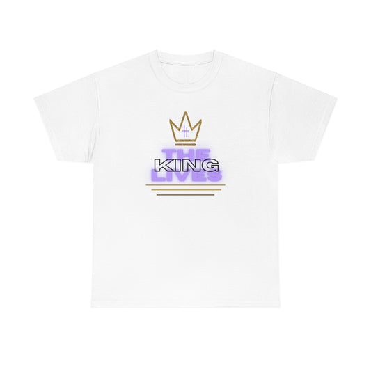 The King Lives Unisex Heavy Cotton Tee