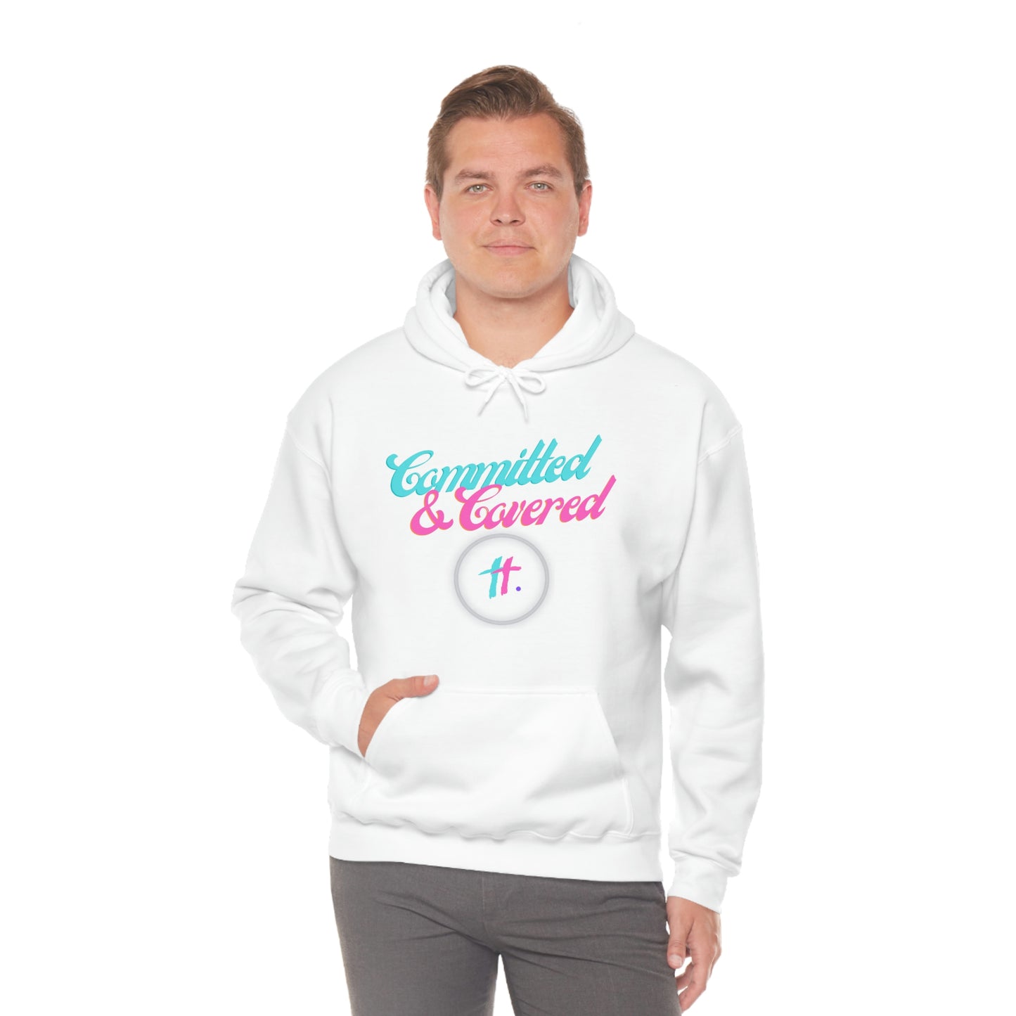 Committed & Covered Unisex Heavy Blend™ Hooded Sweatshirt