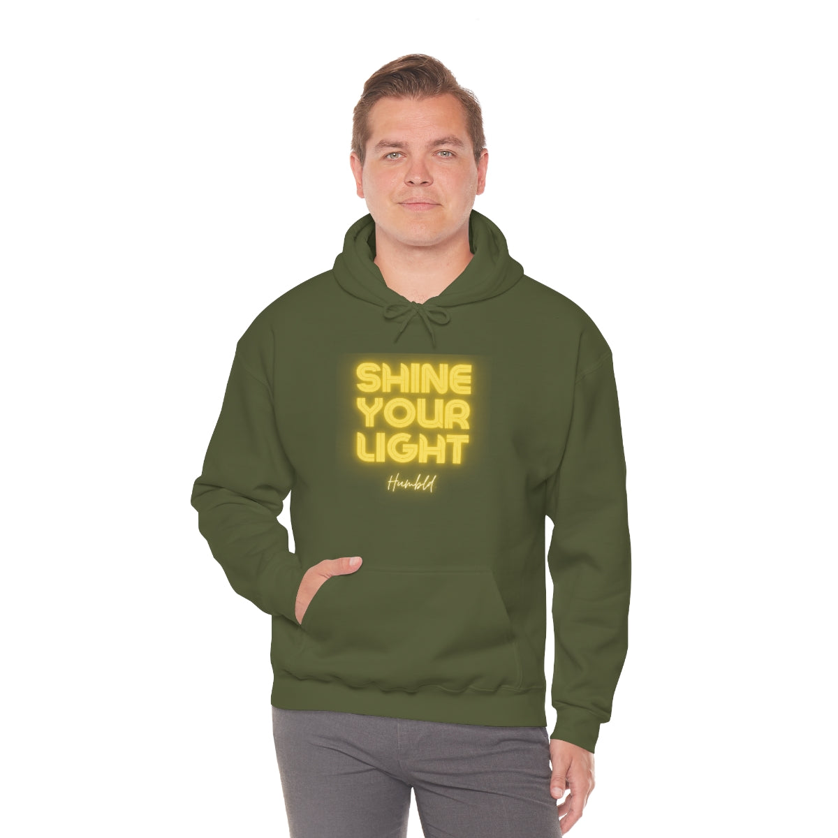 Shine Your Light Unisex Heavy Blend™ Hooded Sweatshirt