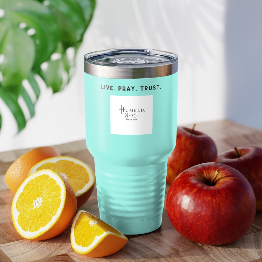 Live. Pray. Trust. Ringneck Tumbler, 30oz