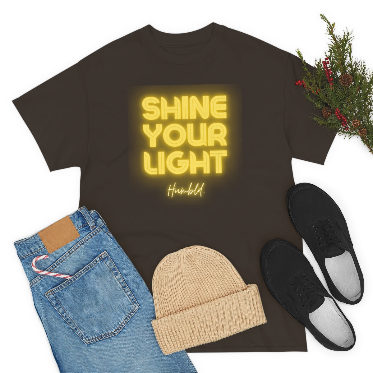 Shine Your Light Unisex Heavy Cotton Tee