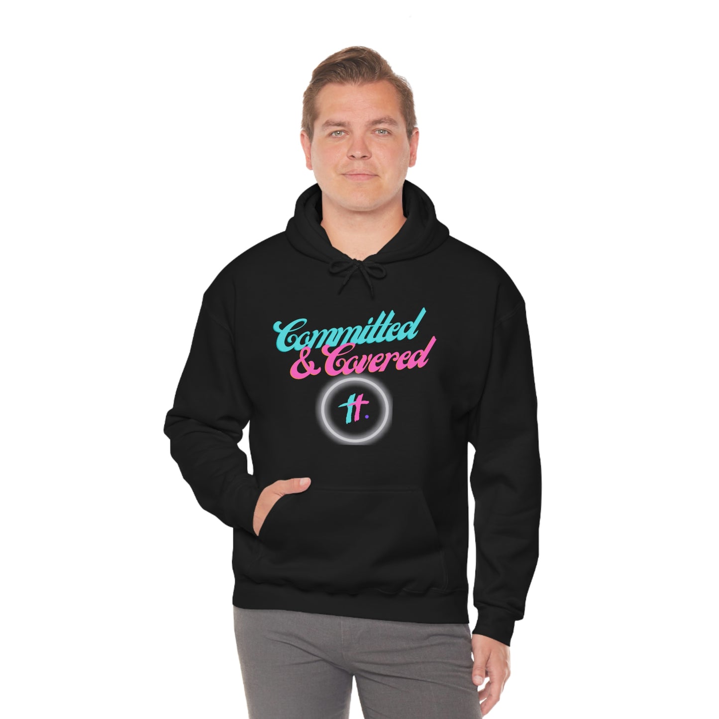 Committed & Covered Unisex Heavy Blend™ Hooded Sweatshirt