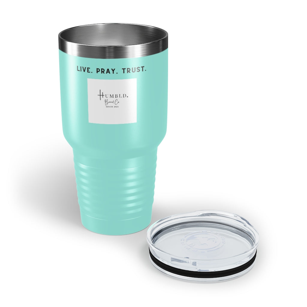 Live. Pray. Trust. Ringneck Tumbler, 30oz