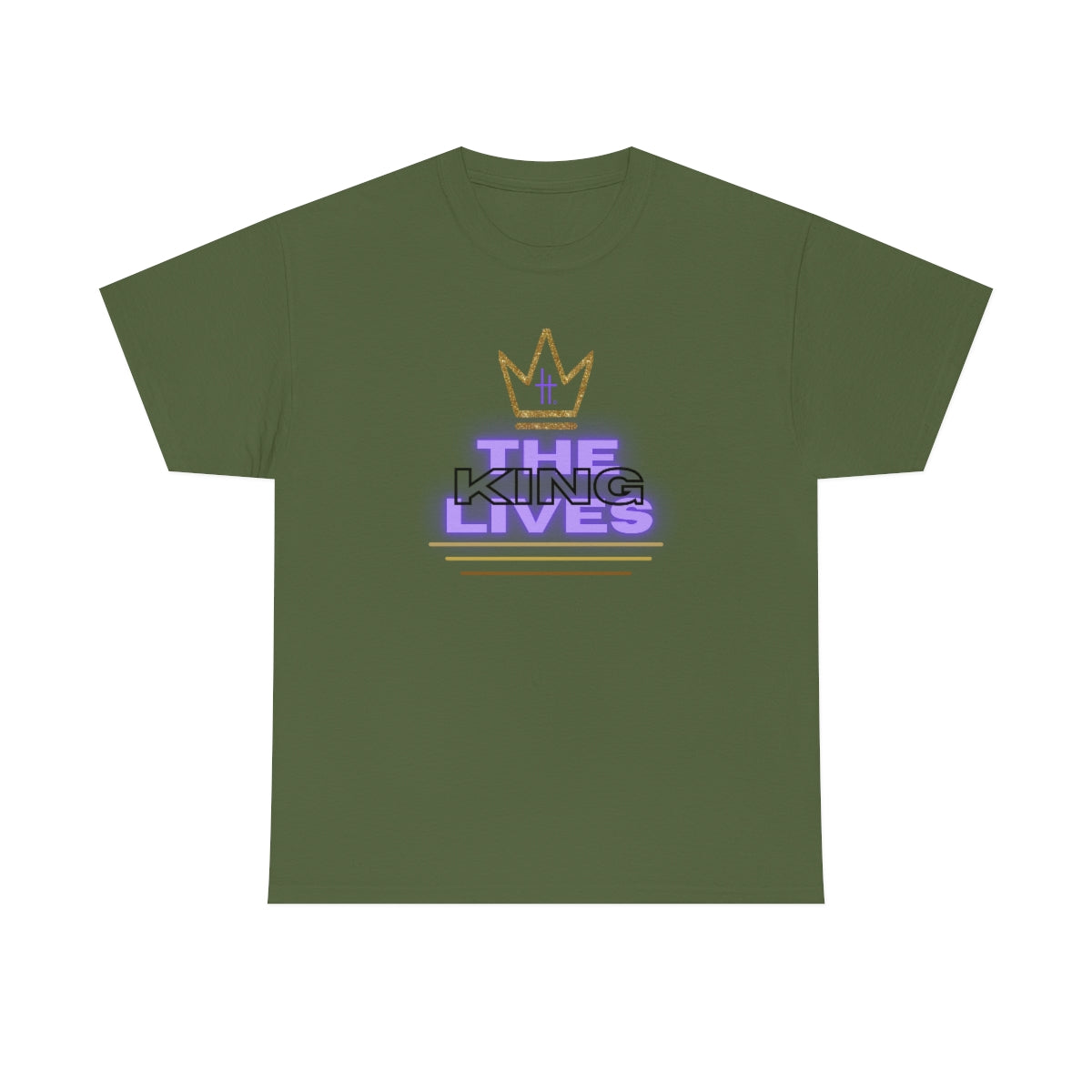 The King Lives Unisex Heavy Cotton Tee