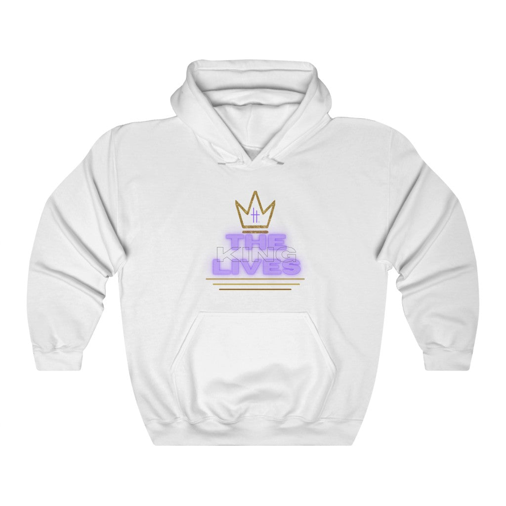 The King Lives Unisex Heavy Blend™ Hooded Sweatshirt