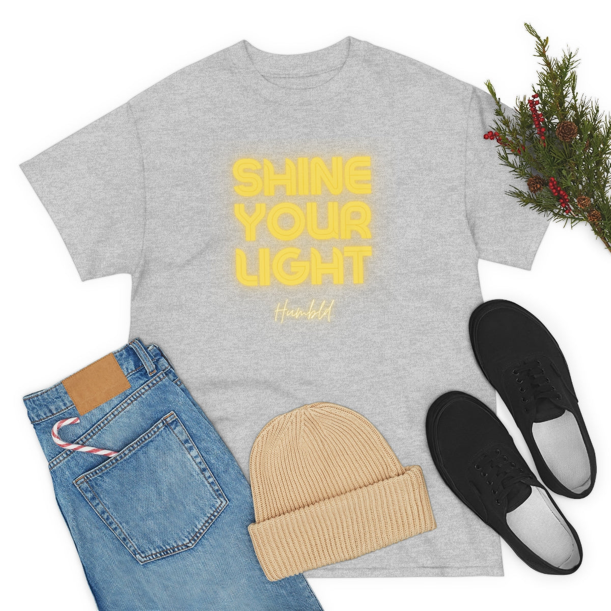 Shine Your Light Unisex Heavy Cotton Tee