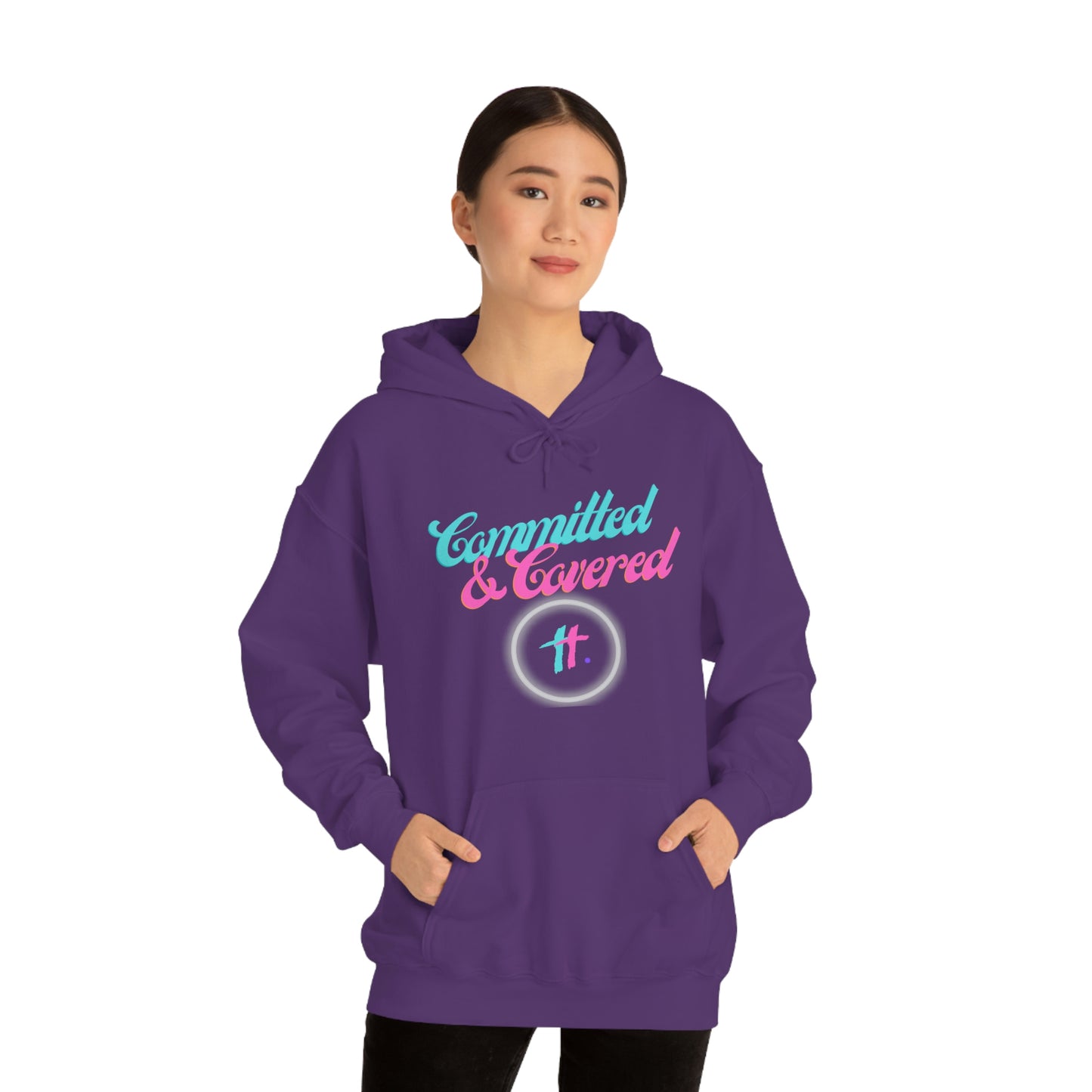 Committed & Covered Unisex Heavy Blend™ Hooded Sweatshirt