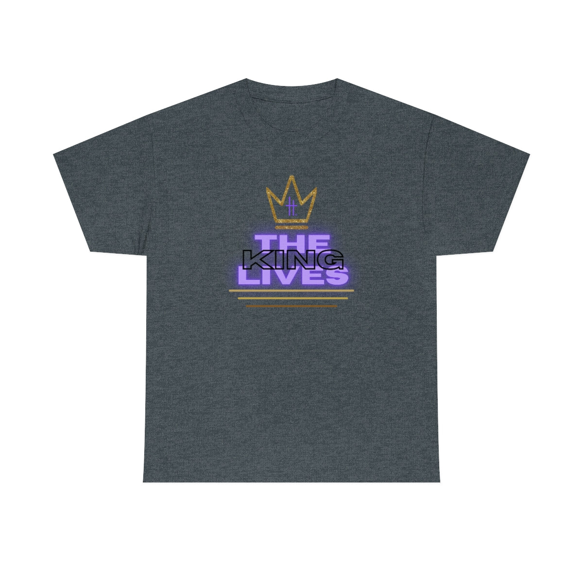 The King Lives Unisex Heavy Cotton Tee