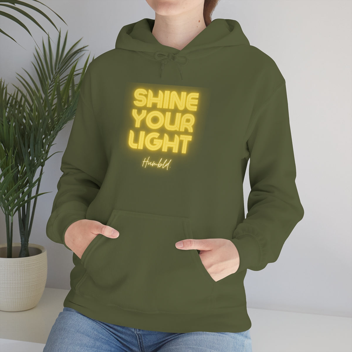 Shine Your Light Unisex Heavy Blend™ Hooded Sweatshirt