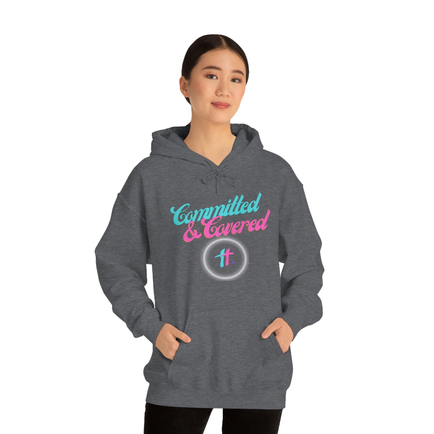 Committed & Covered Unisex Heavy Blend™ Hooded Sweatshirt